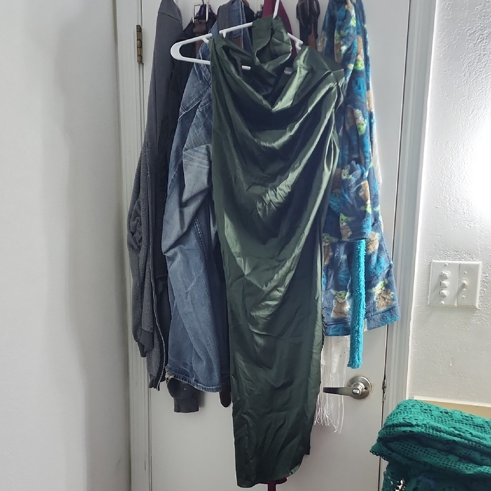 Elegant Green Mini Dress